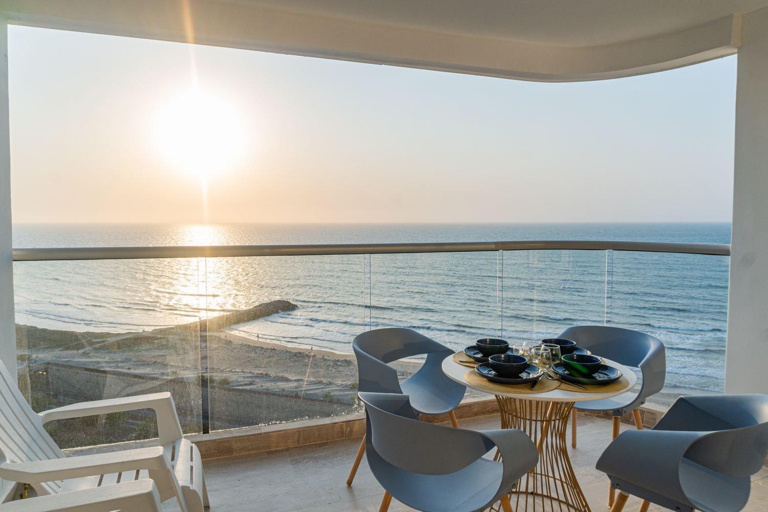 Cb1319 10min Centro-vista Al Mar-balconpriv Apartamento Cartagena