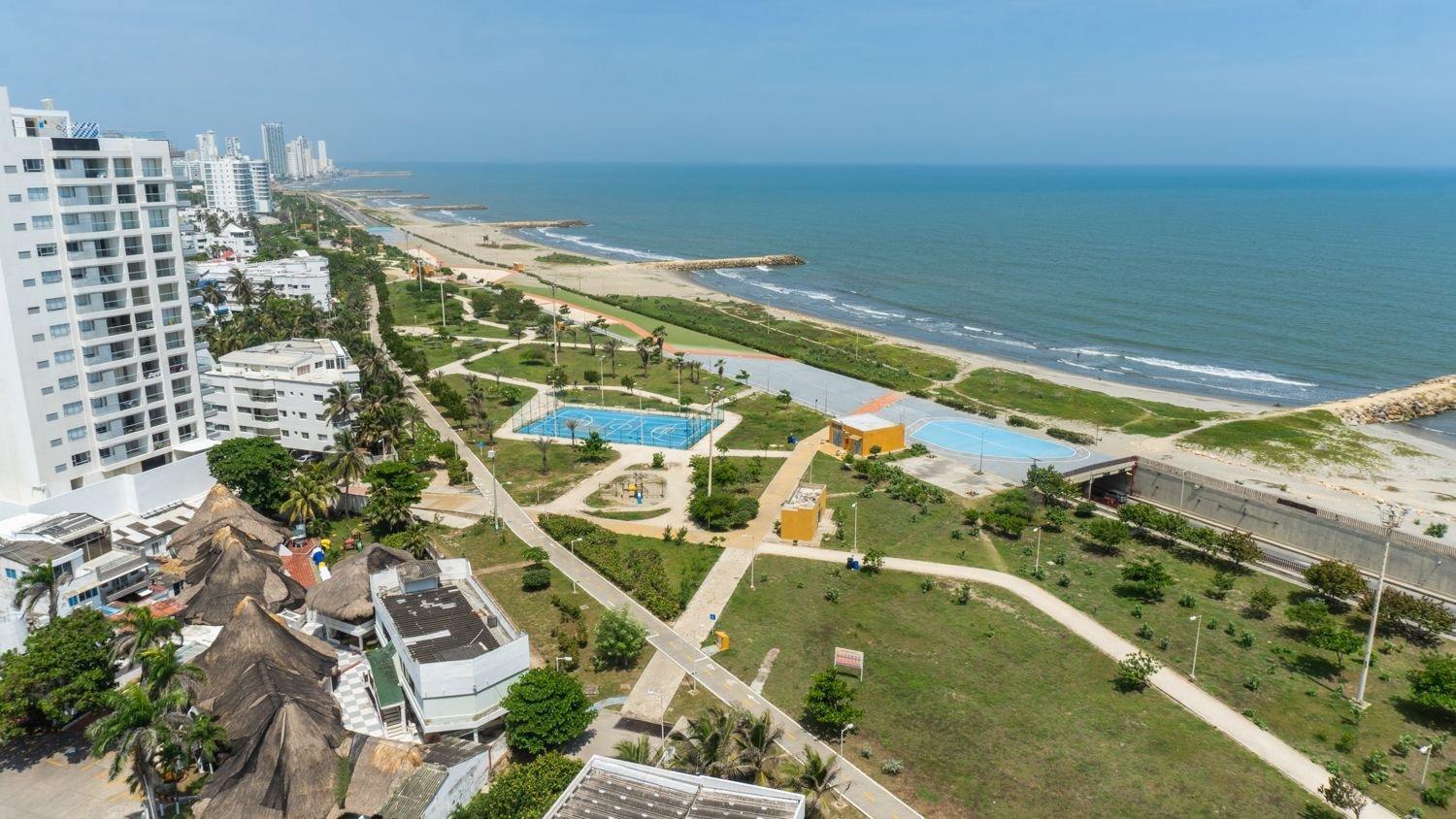 Apartamento Cb1319 10min Centro-vista Al Mar-balconpriv Cartagena