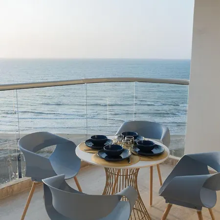 Cb1319 10min Centro-vista Al Mar-balconpriv Apartment Cartagena