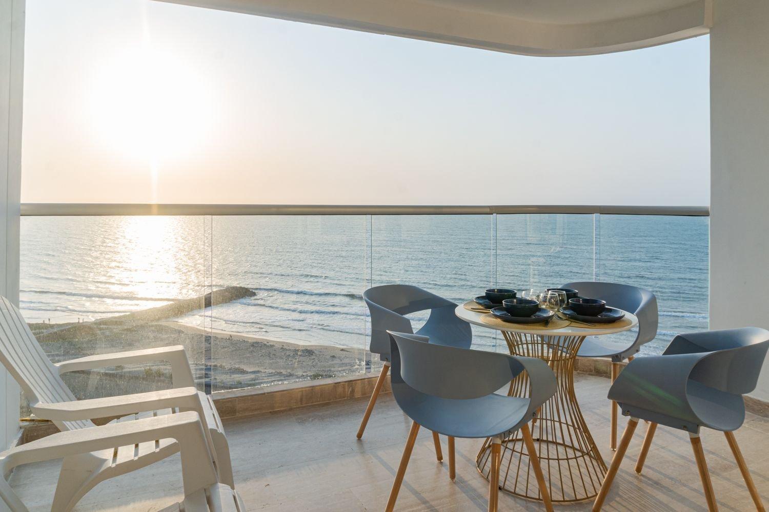 Apartamento Cb1319 10min Centro-vista Al Mar-balconpriv Cartagena